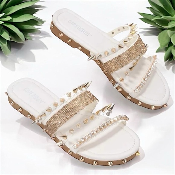 Cape Robbin Xtreme Studded Women’s Sandals - Picture 2 of 16